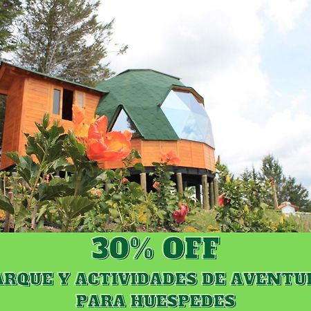 Glamping Y Chalet Aventura Park Villa De Leyva La Periquera Zewnętrze zdjęcie