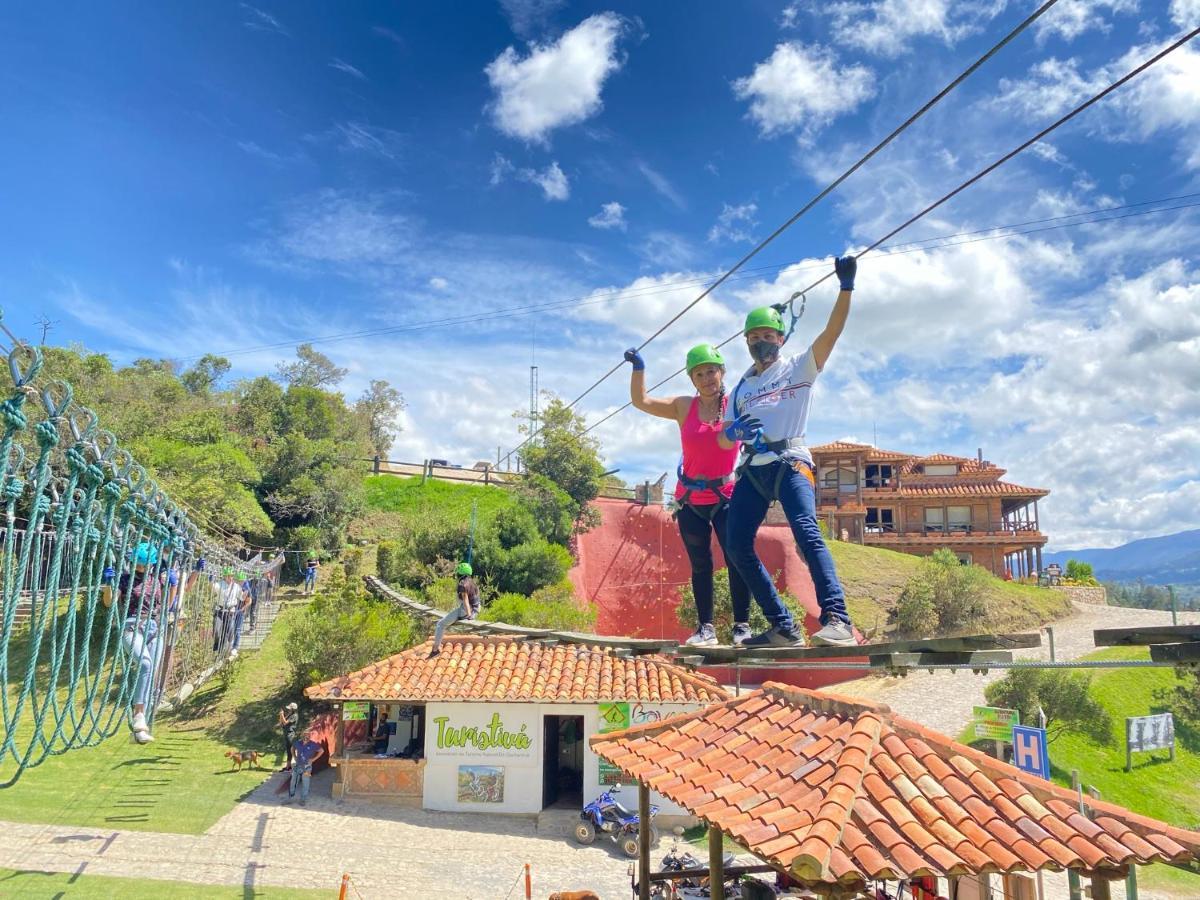 Glamping Y Chalet Aventura Park Villa De Leyva La Periquera Zewnętrze zdjęcie